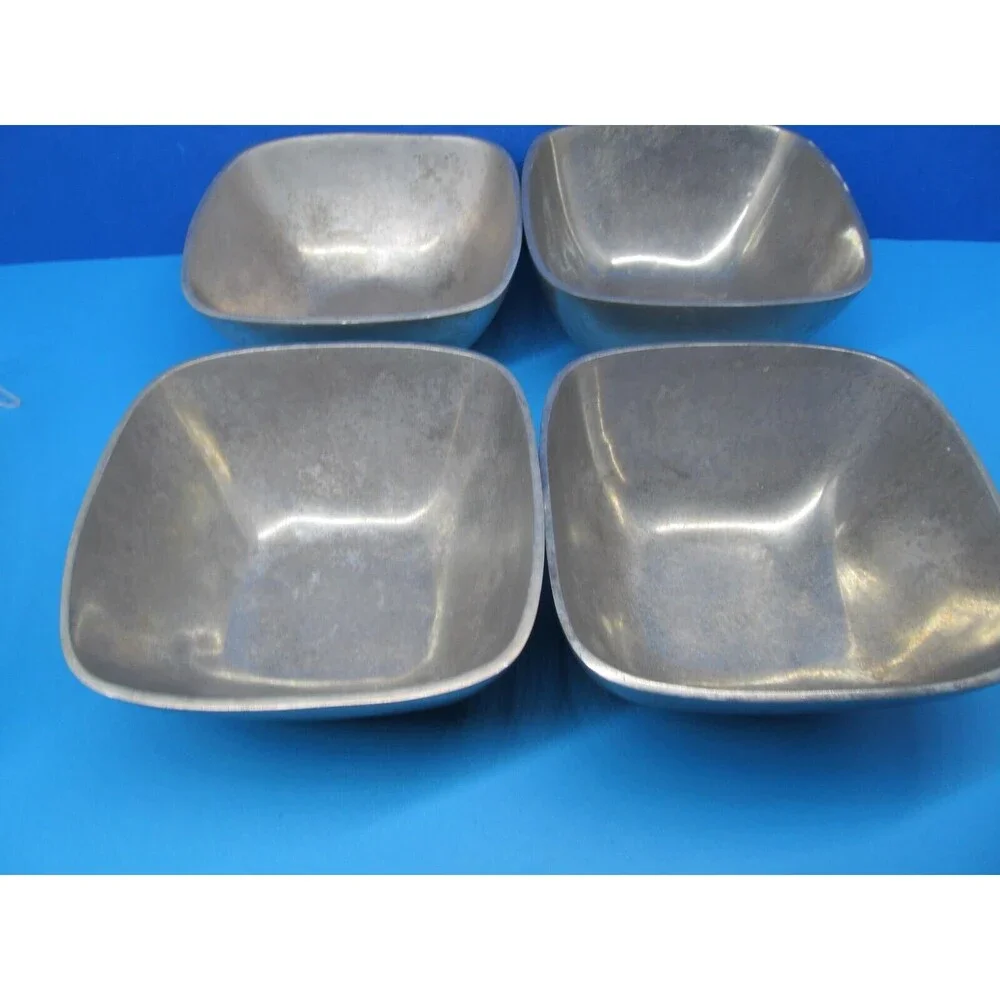 Pottery Barn Barona Set Of 4 Metal 6 3/8